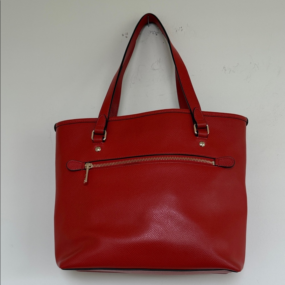 Coach Scarlet Leather Tote - Picture 6 of 14